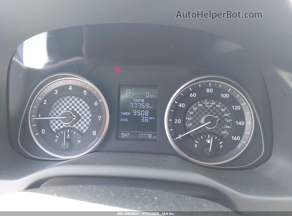5NPD74LF9KH492781 2019 HYUNDAI ELANTRA Blue Հետևի նստատեղերի տեսք
