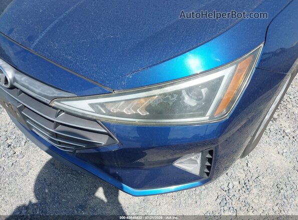 5NPD74LF9KH492781 2019 HYUNDAI ELANTRA Blue Դիմացի տեսք