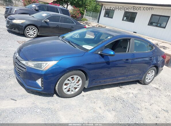 5NPD74LF9KH492781 2019 HYUNDAI ELANTRA Blue 