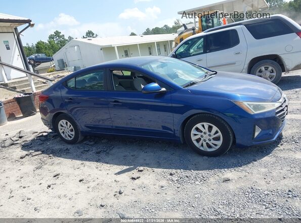 5NPD74LF9KH492781 2019 HYUNDAI ELANTRA Blue 