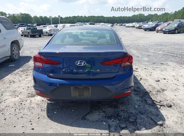 5NPD74LF9KH492781 2019 HYUNDAI ELANTRA Blue 