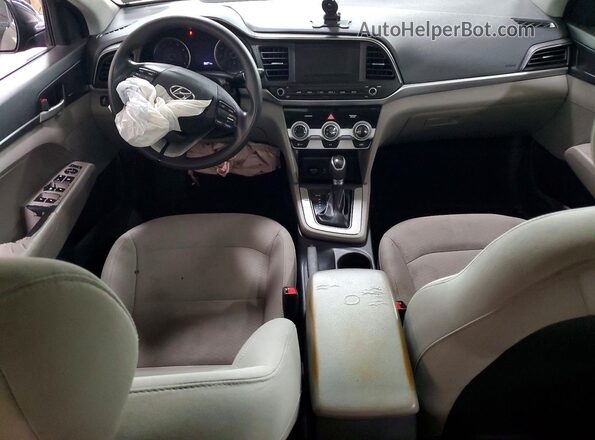 5NPD74LF9KH493185 2019 HYUNDAI ELANTRA Black Առջևի վահանակի տեսք