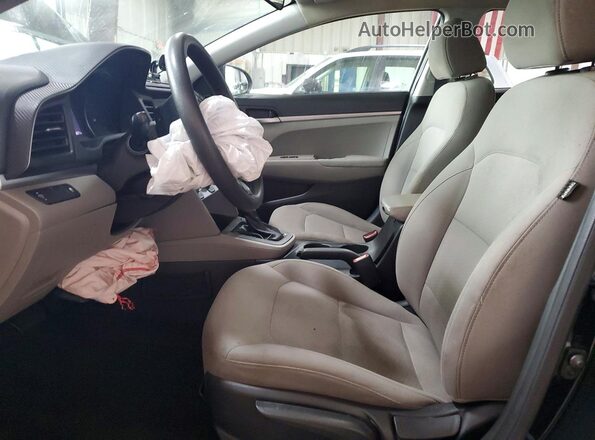 5NPD74LF9KH493185 2019 HYUNDAI ELANTRA Black Սալոնի դիմացի տեսք