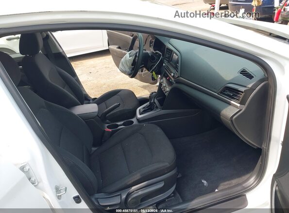 5NPD74LF9LH528311 2020 HYUNDAI ELANTRA White Widok wnętrza z przodu
