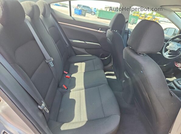 5NPD74LF9LH590923 2020 HYUNDAI ELANTRA Silver Rear seats view
