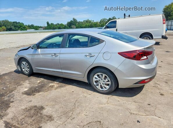 5NPD74LF9LH590923 2020 HYUNDAI ELANTRA Silver Rear left