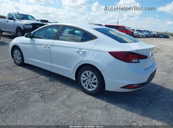 5NPD74LF9LH600494 2020 HYUNDAI ELANTRA White Trasero izquierdo