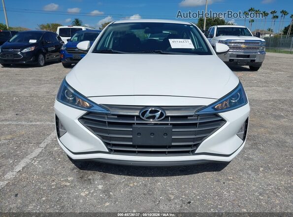5NPD74LF9LH600494 2020 HYUNDAI ELANTRA White Vista frontal