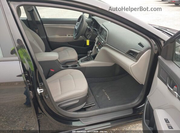 5NPD74LF9LH600835 2020 HYUNDAI ELANTRA Black Front interior view