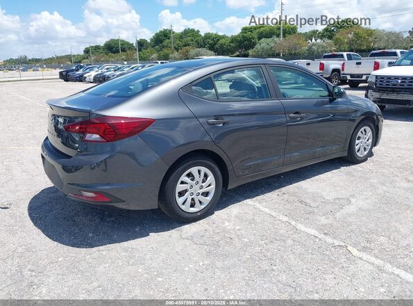 5NPD74LF9LH602018 2020 HYUNDAI ELANTRA Gray Задня права чверть