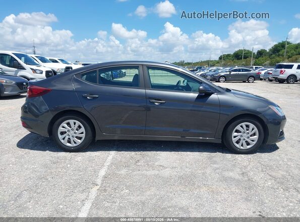 5NPD74LF9LH602018 2020 HYUNDAI ELANTRA Gray Вид задньої частини салону