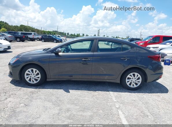 5NPD74LF9LH602018 2020 HYUNDAI ELANTRA Gray Панорамний вид салону 360°