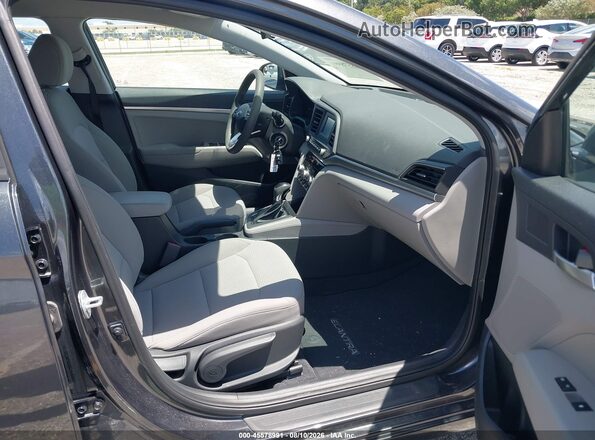 5NPD74LF9LH602018 2020 HYUNDAI ELANTRA Gray Вид салону спереду