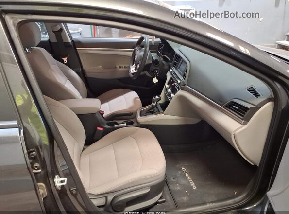 5NPD74LF9LH602021 2020 HYUNDAI ELANTRA Серый Вид салона спереди
