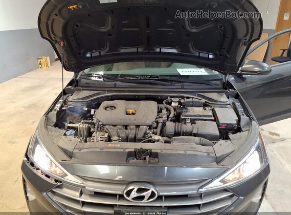 5NPD74LF9LH602021 2020 HYUNDAI ELANTRA Серый Вид сзади