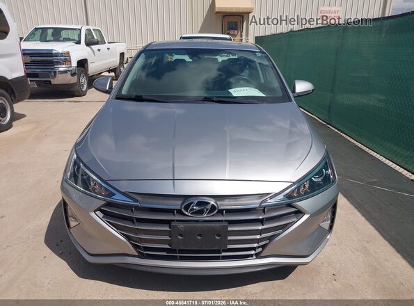 5NPD74LF9LH604089 2020 HYUNDAI ELANTRA Silver Widok wnętrza z tyłu