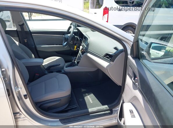 5NPD74LF9LH608823 2020 HYUNDAI ELANTRA Silver Front interior view