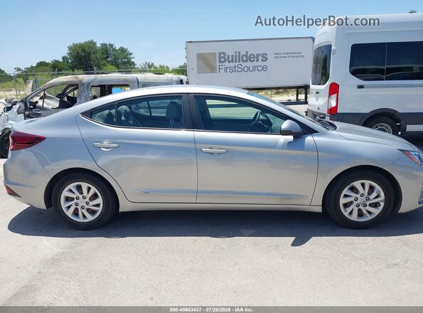 5NPD74LF9LH608823 2020 HYUNDAI ELANTRA Silver Rear interior view