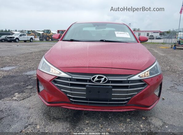 5NPD74LF9LH608918 2020 HYUNDAI ELANTRA Red წინა ხედი