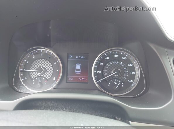 5NPD74LF9LH608918 2020 HYUNDAI ELANTRA Red უკანა სავარძლების ხედი