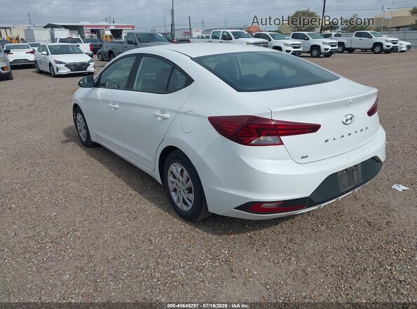 5NPD74LF9LH610197 2020 HYUNDAI ELANTRA White Tył lewy