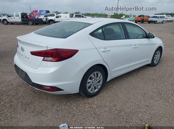 5NPD74LF9LH610197 2020 HYUNDAI ELANTRA White Tył prawy