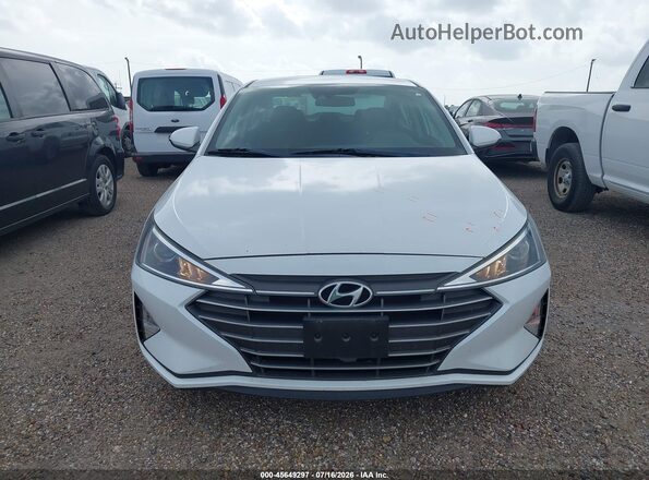 5NPD74LF9LH610197 2020 HYUNDAI ELANTRA White Widok wnętrza 360 stopni