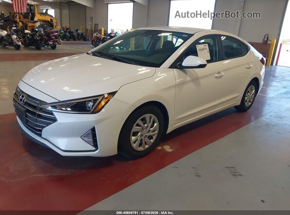 5NPD74LF9LH610653 2020 HYUNDAI ELANTRA Белый Передняя левая четверть