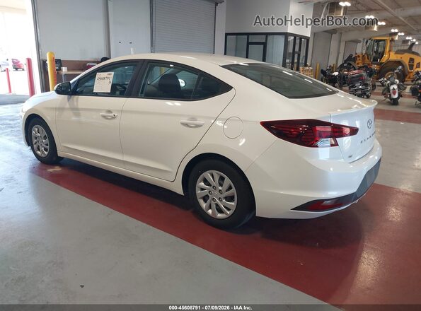 5NPD74LF9LH610653 2020 HYUNDAI ELANTRA Белый Задняя левая четверть