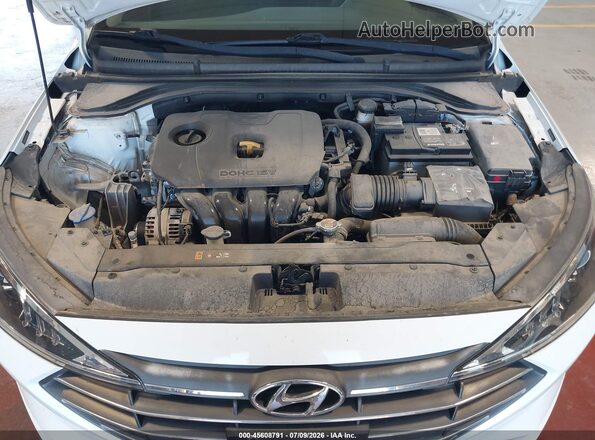 5NPD74LF9LH610653 2020 HYUNDAI ELANTRA Белый Вид сзади