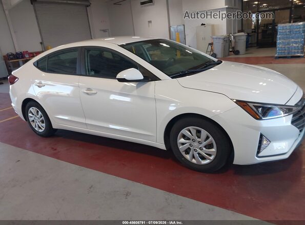 5NPD74LF9LH610653 2020 HYUNDAI ELANTRA Белый Вид задней части салона