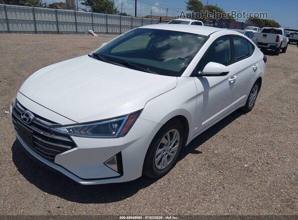 5NPD74LF9LH610765 2020 HYUNDAI ELANTRA White Vista tres cuartos delantera izquierda