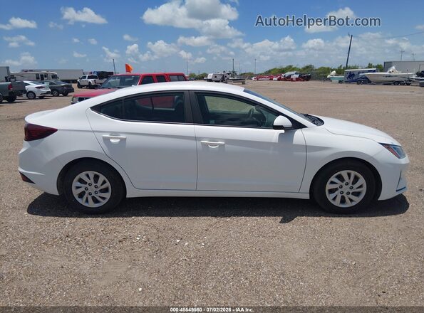 5NPD74LF9LH610765 2020 HYUNDAI ELANTRA White Vista interior trasera
