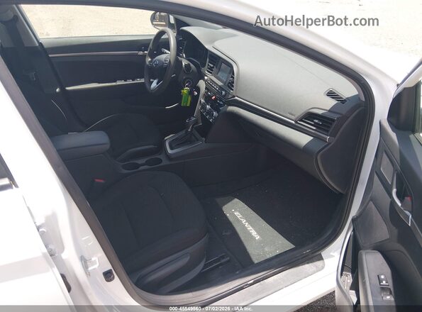 5NPD74LF9LH610765 2020 HYUNDAI ELANTRA White Vista interior delantera