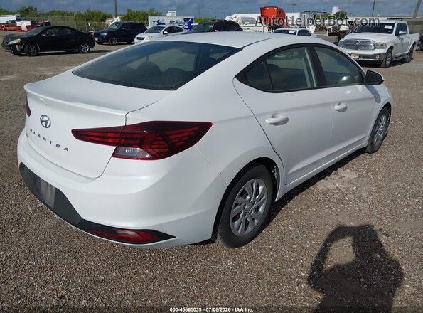 5NPD74LF9LH611169 2020 HYUNDAI ELANTRA White Trasero derecho