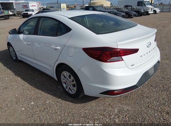 5NPD74LF9LH611169 2020 HYUNDAI ELANTRA White Trasero izquierdo