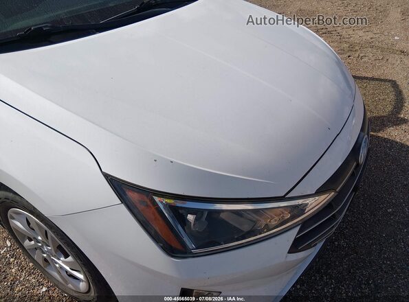 5NPD74LF9LH611169 2020 HYUNDAI ELANTRA White Vista del cuadro de instrumentos