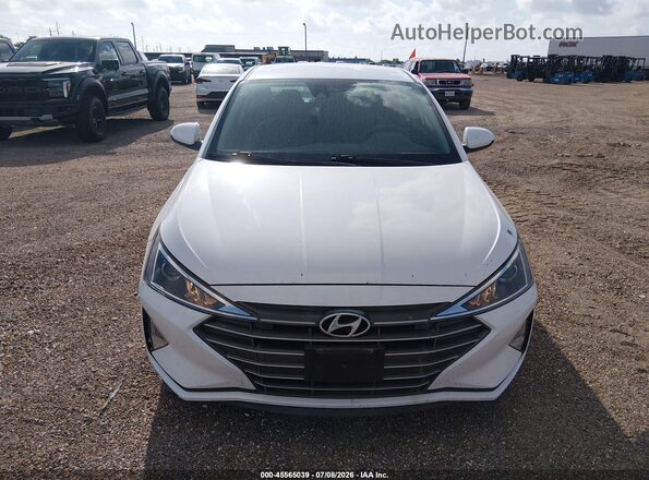 5NPD74LF9LH611169 2020 HYUNDAI ELANTRA White Vista interior de 360 grados