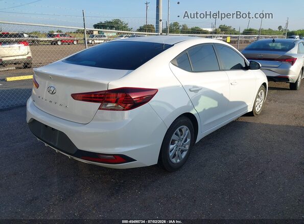 5NPD74LF9LH611219 2020 HYUNDAI ELANTRA White Հետևի աջ