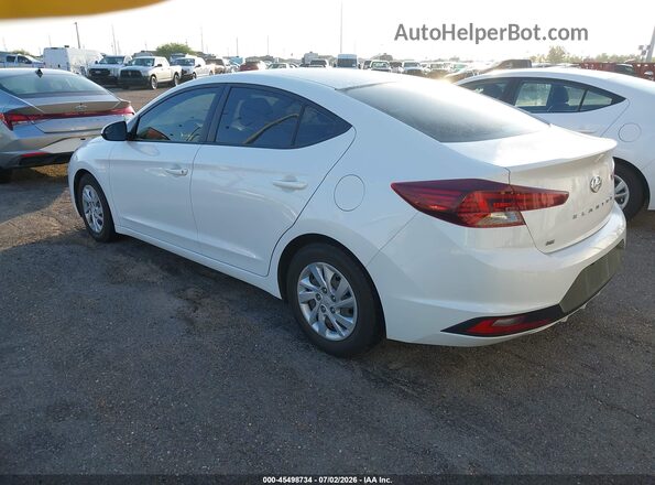 5NPD74LF9LH611219 2020 HYUNDAI ELANTRA White Հետևի ձախ
