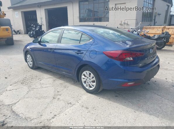 5NPD74LF9LH612001 2020 HYUNDAI ELANTRA Blue Հետևի ձախ