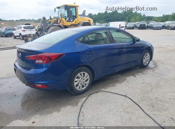 5NPD74LF9LH612287 2020 HYUNDAI ELANTRA Blue Հետևի աջ