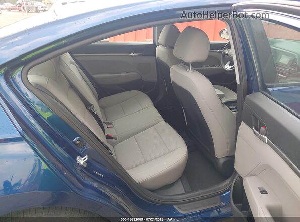 5NPD74LF9LH612726 2020 HYUNDAI ELANTRA Blue Вид наклейки з VIN-кодом