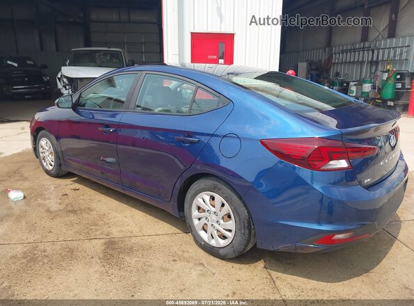 5NPD74LF9LH612726 2020 HYUNDAI ELANTRA Blue Задня ліва чверть