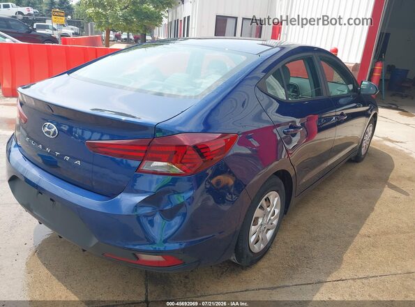 5NPD74LF9LH612726 2020 HYUNDAI ELANTRA Blue Задня права чверть