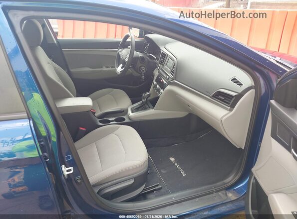5NPD74LF9LH612726 2020 HYUNDAI ELANTRA Blue Вид салону спереду