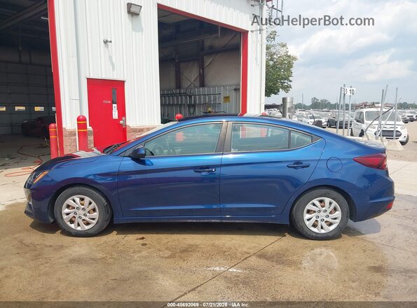 5NPD74LF9LH612726 2020 HYUNDAI ELANTRA Blue Панорамний вид салону 360°