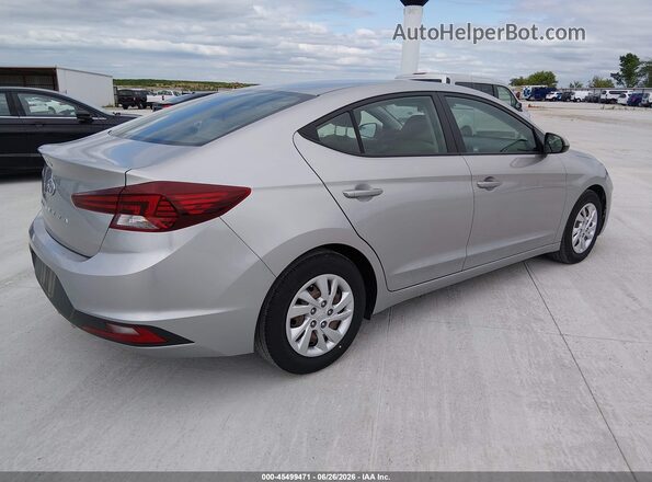 5NPD74LF9LH613598 2020 HYUNDAI ELANTRA Серый Задняя правая четверть