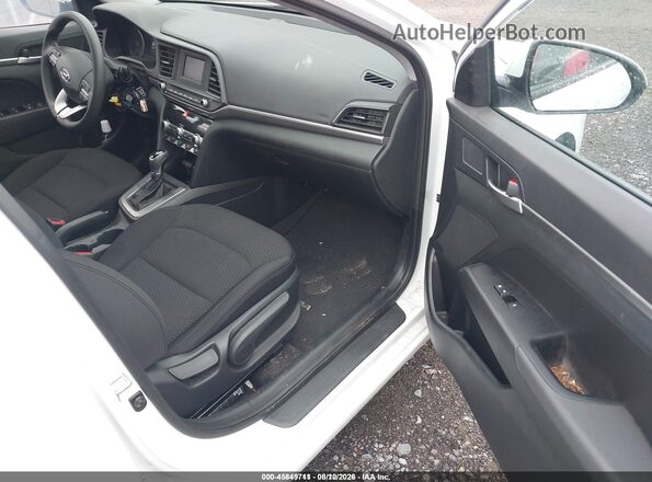 5NPD74LF9LH613911 2020 HYUNDAI ELANTRA White Вид салону спереду