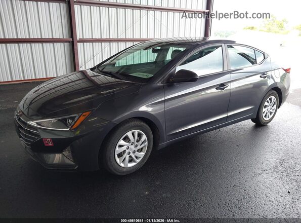 5NPD74LF9LH613990 2020 HYUNDAI ELANTRA Gray Vista tres cuartos delantera izquierda